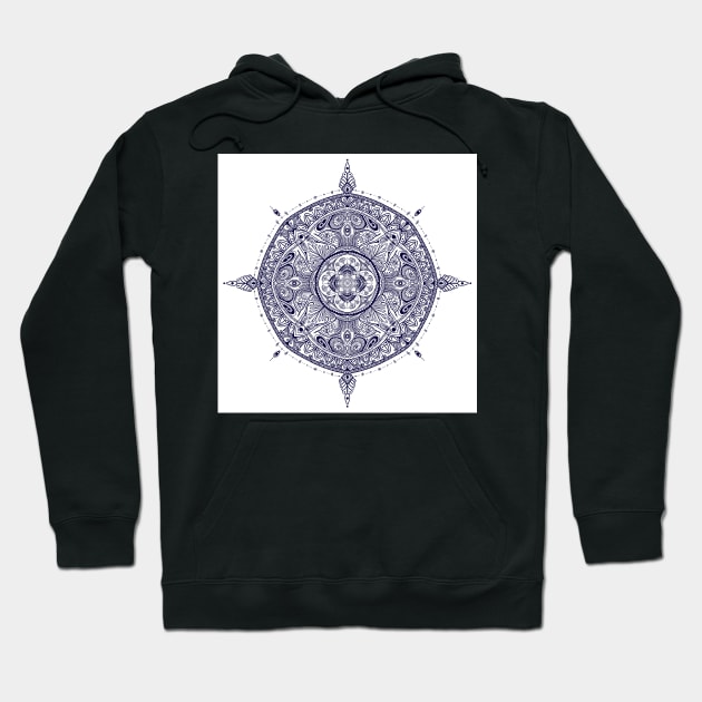 Mandala 01 (Light Edition) Hoodie by PHAZED